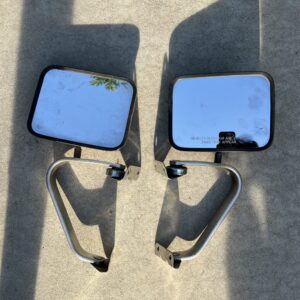1979 1980 1981 1982 1983 1984 1985 1986 1987 Tow Style Metal Side Mirrors (McFly) Toyota Chrome OEM